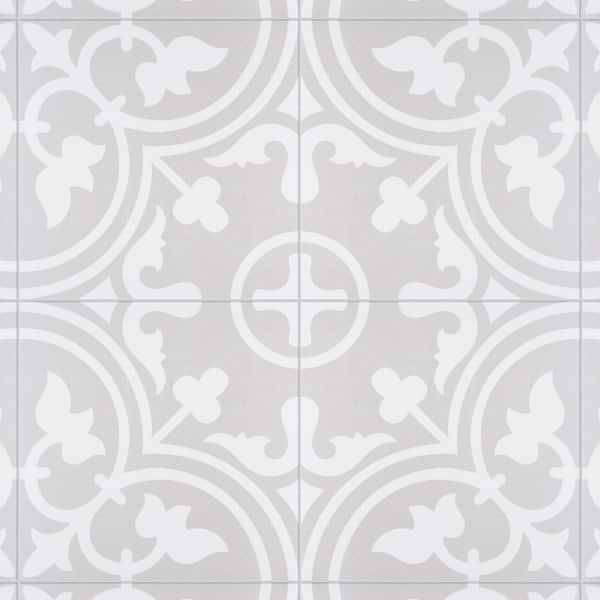 Ronda Gray 39.19 x 39.19 Natural Porcelain Tile 