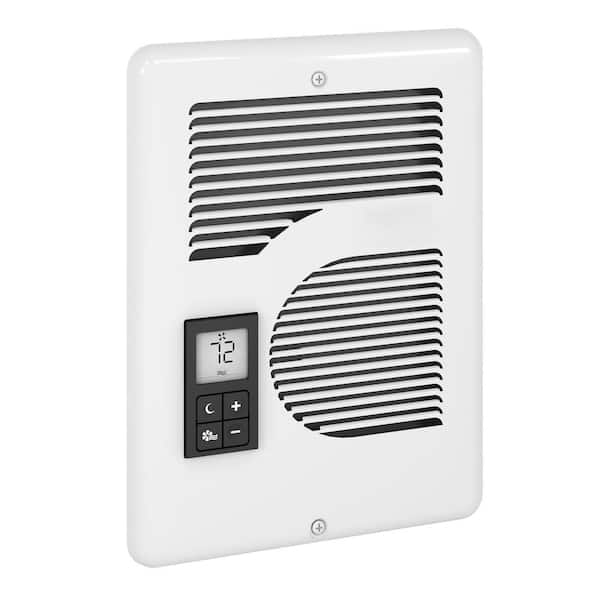 Cadet CEC163TW 240/208/120-volt 1,600/1,500/1,000-watt Energy Plus In-wall Fan-forced Electric Heater in White with Digital Thermostat - 2