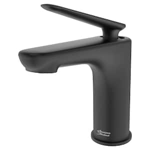 Studio S Single Handle Single Hole Bathroom Faucet and Drain Kit Included in Matte Black