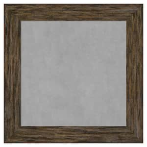 Fencepost Brown 31 in. x 31 in. Framed Magnetic Board