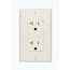 Leviton Decora Plus 20 Amp Commercial Grade Tamper Resistant Self ...