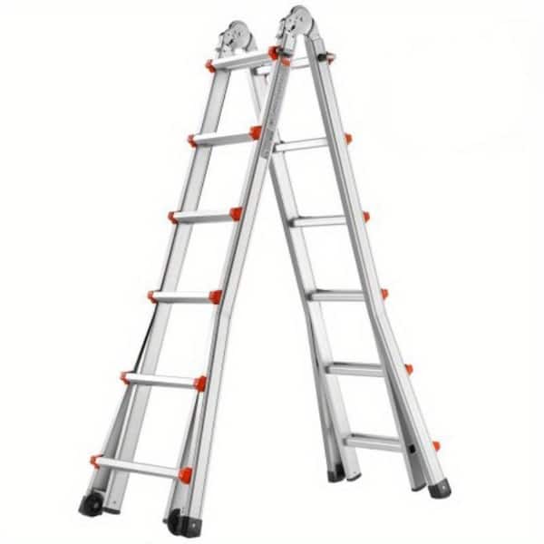20ft. Stretch. Aluminum Multi-Function Folding Stretch. Reach. 330 lbs. No ANSI Ladder. Multi-Position