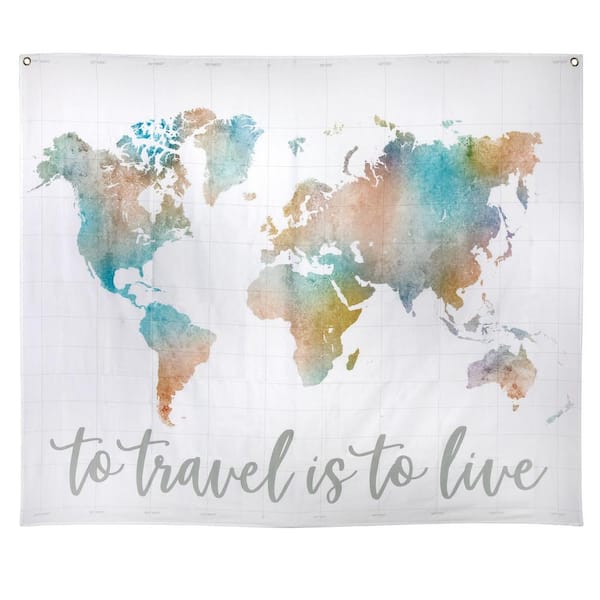 HomeRoots 50 in. Polyester Multicolored Unthemed Indoor Wall Decor