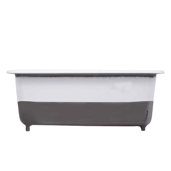 KOHLER Riverby Drop-In Cast Iron 25 in. 1-Hole Single Bowl Kitchen Sink in  White with Basin Rack K-5872-1A1-0 - The Home Depot