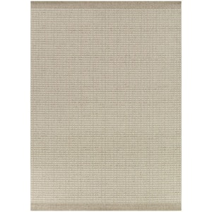 Rosei Beige 5 ft. 3 in. x 7 ft. Textured Indoor/Outdoor Area Rug