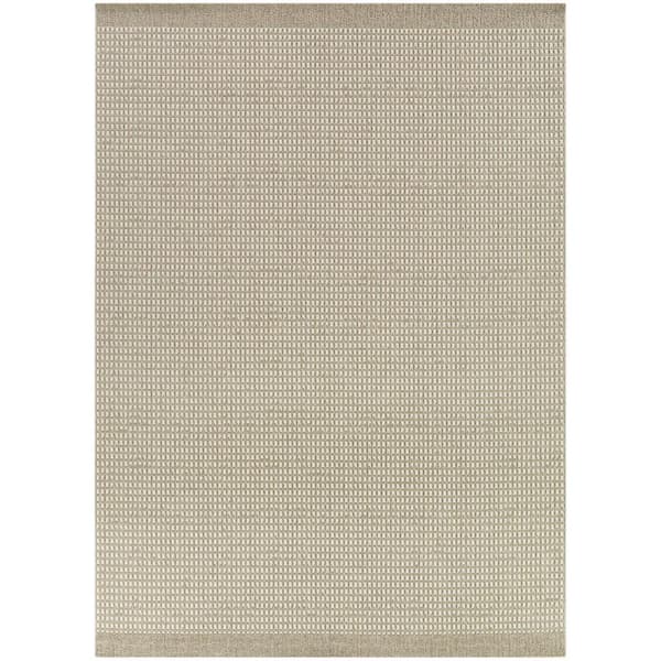 BALTA Rosei Beige 7 ft. 10 in. x 10 ft. Textured Indoor/Outdoor Area Rug
