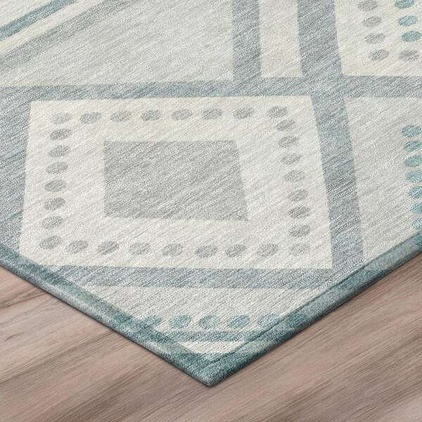 Chantille Machine Washable Indoor/Outdoor Abstract ACN3128 Tin 10 ft. x 14 ft. Area Rug