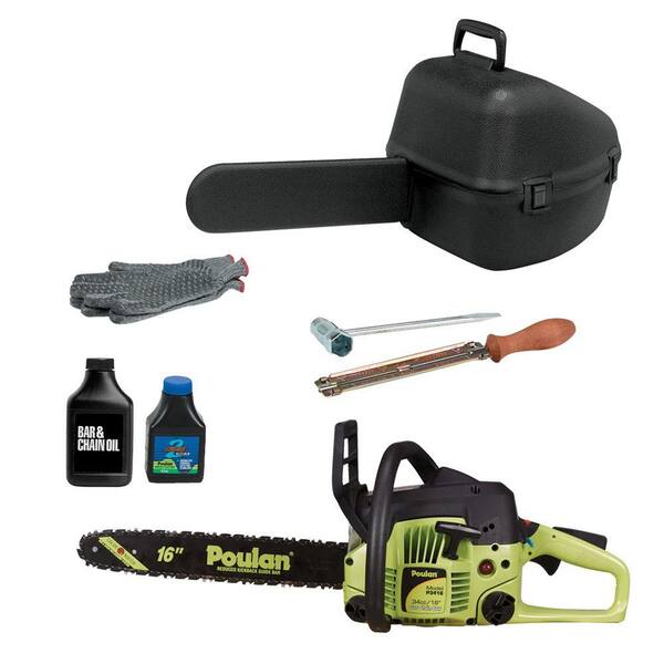 Poulan 16 in. 34 cc Gas Chainsaw with Accessory Bundle-DISCONTINUED