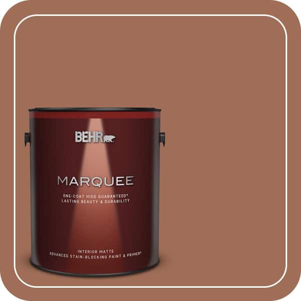 BEHR MARQUEE 1 gal. #230F-6 Earth Tone Matte Interior Paint & Primer