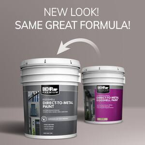 5 gal. #N520-7 Carbon Eggshell Direct to Metal Interior/Exterior Paint