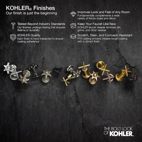 KOHLER Elate VerticalToilet Paper Holder in Vibrant Brushed Moderne Brass