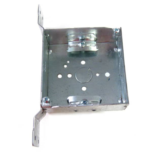 4 in. Steel Square Electrical Box with CV Bracket (52151CVN-25R)