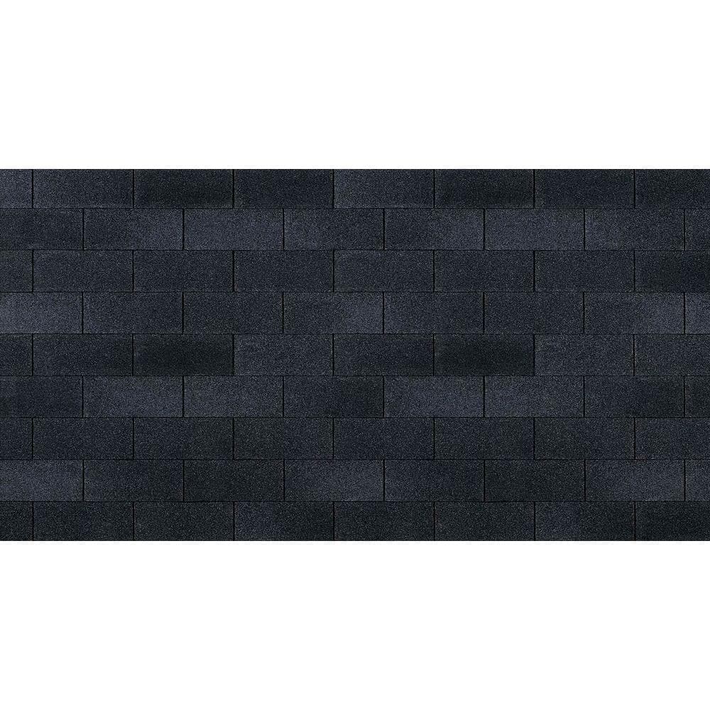 Reviews For Owens Corning Supreme Onyx Black Algae Resistant 3 Tab Roofing Shingles 33 3 Sq Ft Per Bundle Pm01 The Home Depot