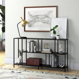 Winthrop 52 in. Blackened Bronze Rectangle Metal Console Table