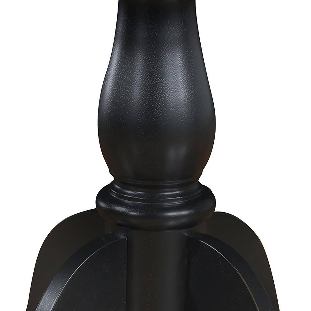 Fairview 30" Dark Wood Round Pedestal Dining Table