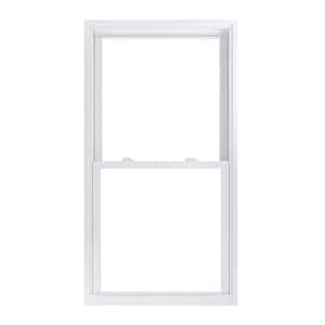30.75 in. x 57.25 in. 70 Pro Series Low-E Argon Glass Double Hung White Vinyl Replacement Window, Screen Incl