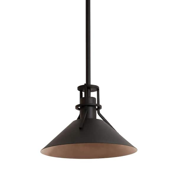 AFX Gus 1-Light Black LED Outdoor Pendant Light