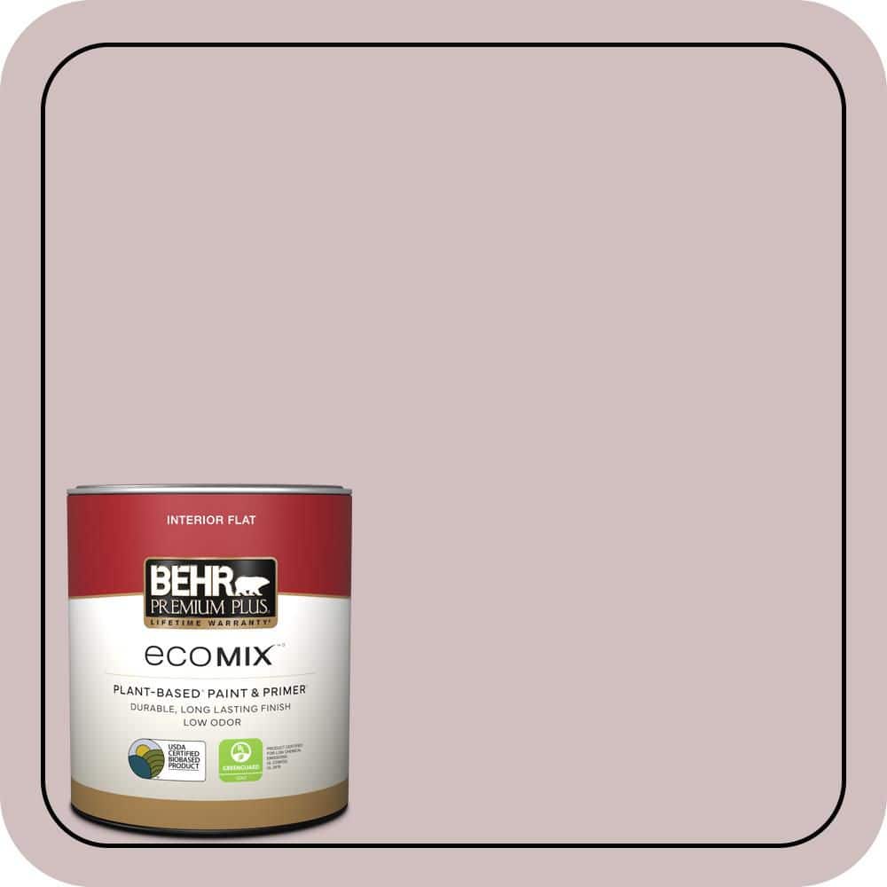 1 qt. #110E-3 Dusky Violet Flat EcoMix Plant-Based Interior Paint & Primer price history on PriceWatchPro