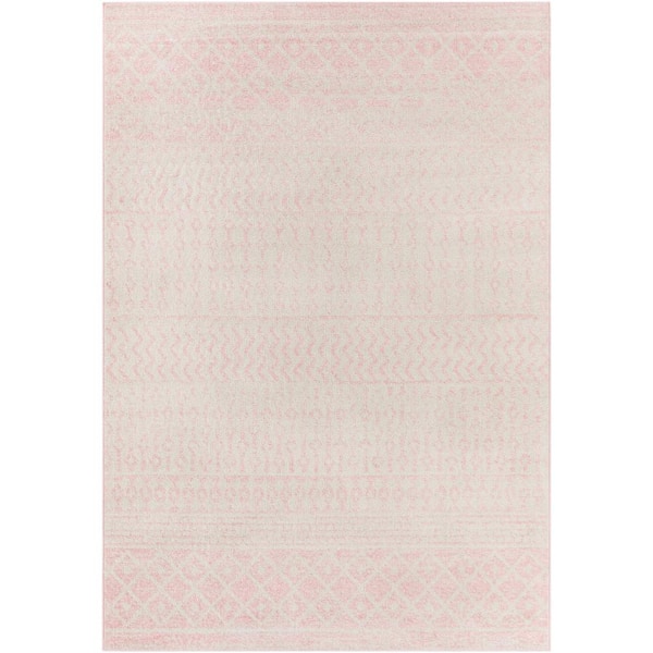 Livabliss Laurine Blush Doormat 2 ft. x 3 ft. Indoor Area Rug