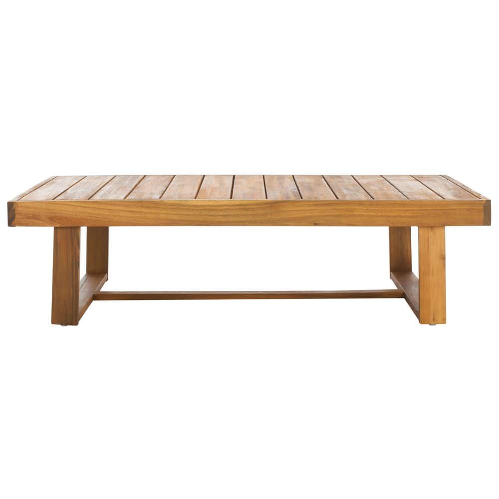 Duncan Rectangle Natural Wood Outdoor Coffee Table price history on PriceWatchPro