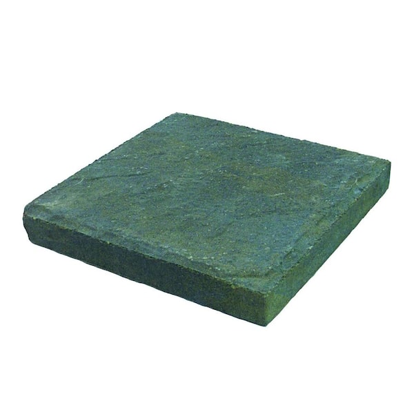 Unbranded 16 in. Charcoal/Tan Slate Top Paver