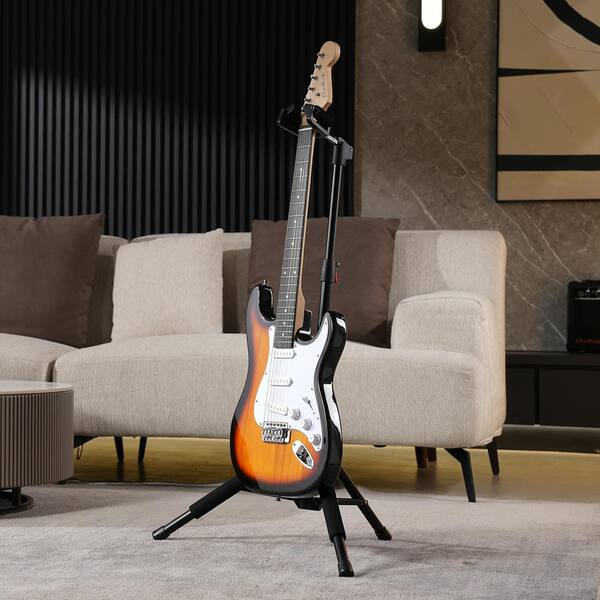 VEVOR Tripod Guitar Stand Floor-Standing Foldable 35.4 in