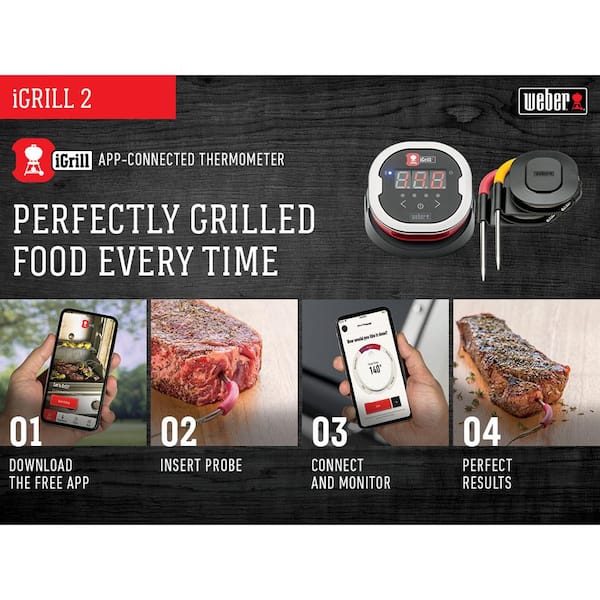 New Weber iGrill 2 Digital WiFi Meat Thermometer 7203 Free 1 Day Shipping