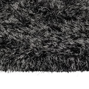 Rinna Midnight 5 ft. x 8 ft. Solid Color Area Rug