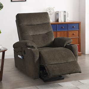 Brown Fabric Standard (No Motion) Recliner