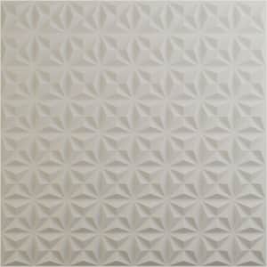 19 5/8 in. x 19 5/8 in. Coralie EnduraWall Decorative 3D Wall Panel, Satin Blossom White (12-Pack for 32.04 Sq. Ft.)