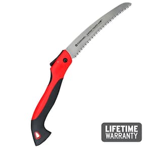 RazorTOOTH 8 in. High Carbon Steel Blade with Ergonomic Non-Slip Handle Folding Pruning Saw