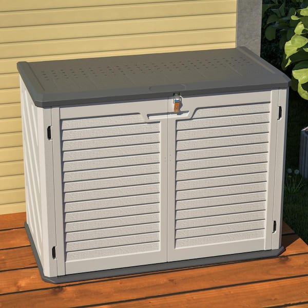 ToolCat 4x2 ft Horizontal Storage Shed - Lockable,Weather