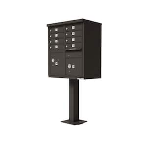 Vital Series Dark Bronze CBU with 8-Mailboxes, 1-Outgoing Mail Compartment, 2-Parcel Lockers