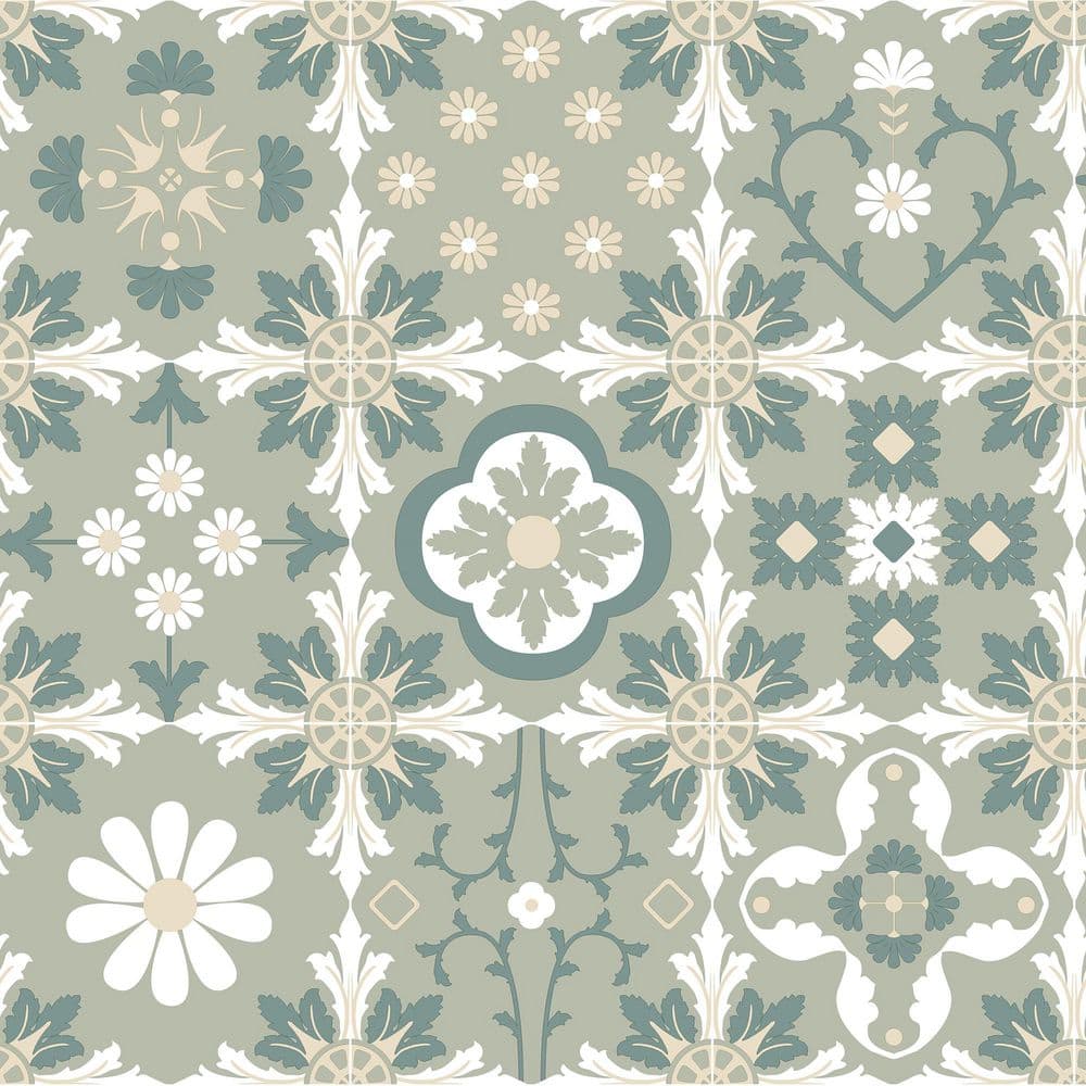 Ceramic Tiles Green Wallpaper Sample price history on PriceWatchPro