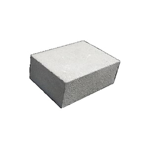 NUCAST NuCast 10.5 in. x 4 in. x 7 in. Precast Concrete 2-HI Step Riser ...