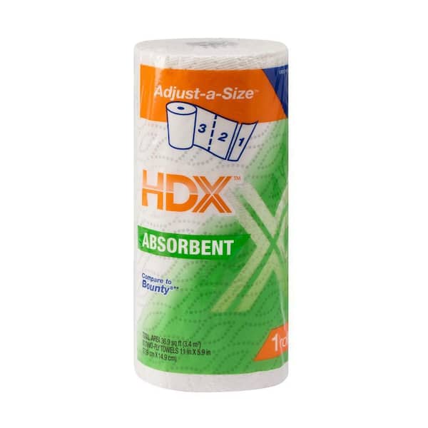 Premium Adjust-A-Size, White Paper Towel Roll (1 Roll)