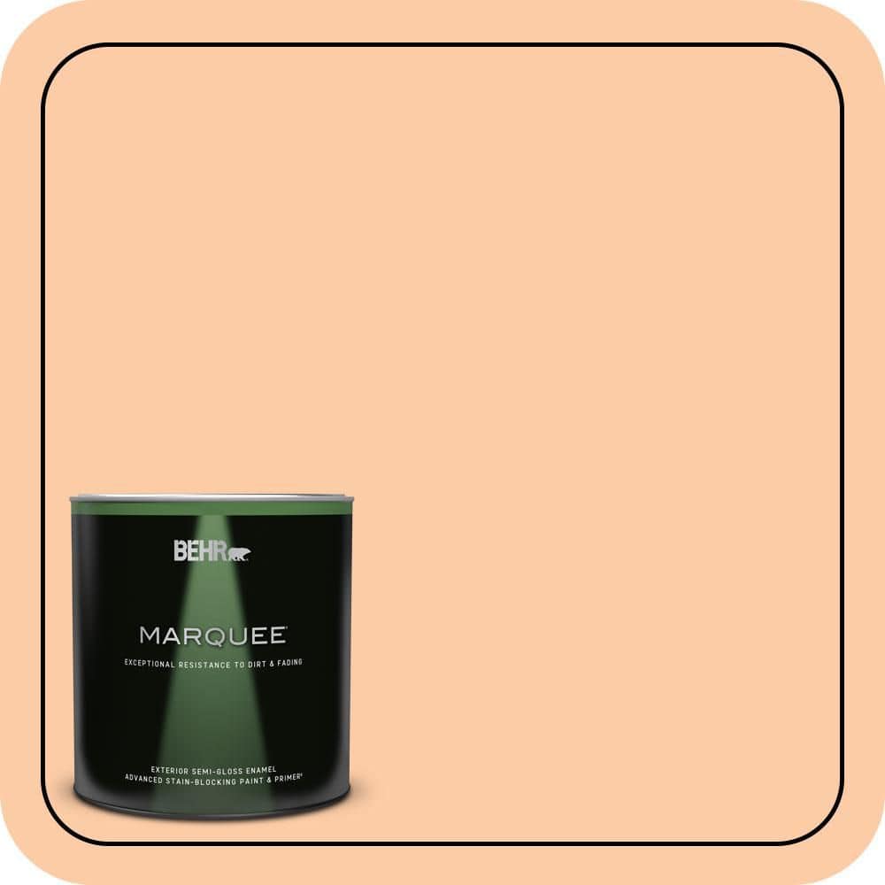 1 qt. #270C-3 Coral Confection Semi-Gloss Enamel Exterior Paint & Primer product image for price tracking