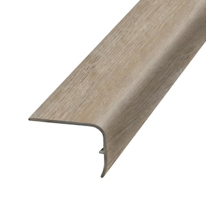 Sterling 1.32 in. Thick x 1.88 in. Wide x 78.7 in. Length Vinyl Stair Nose Molding