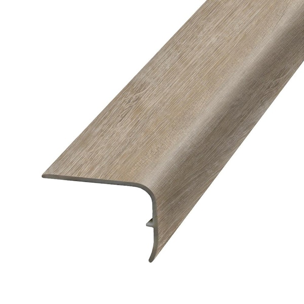 Waukee 1.32 in. Thick x 1.88 in. Wide x 78.7 in. Length Vinyl Stair Nose Molding