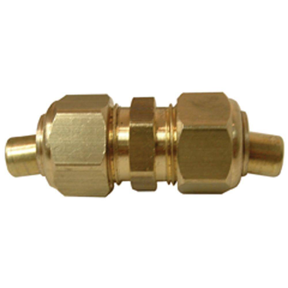 Everbilt 1/2 in. x 1/2 in. Lead-Free Brass Compression x Compression ...