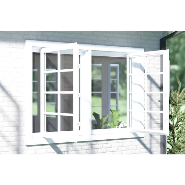 TAFCO WINDOWS 72 in. x 48 in. White Double-Pane Insulated Glass