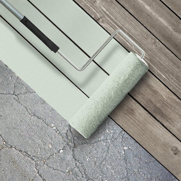 1 gal. #S410-1 River Mist Low-Lustre Enamel Interior/Exterior Porch and Patio Floor Paint