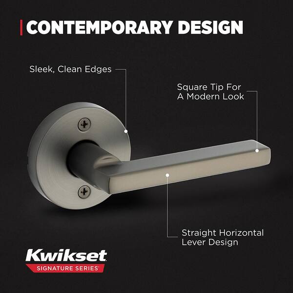 Kwikset Halifax Gunmetal Round Half Dummy Door Handle 788HFL RDT