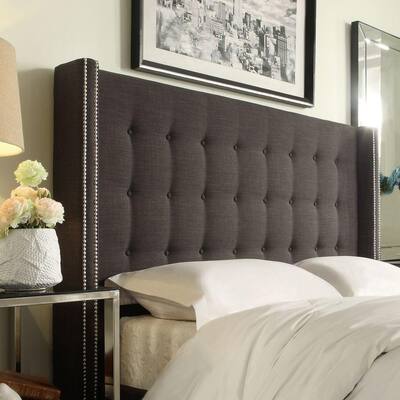 Homesullivan Franklin Park Dark Grey, Dark Grey Headboard Bedroom Ideas