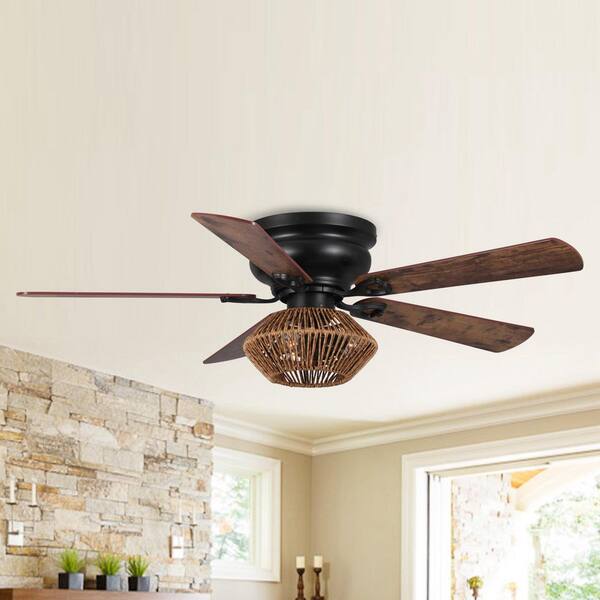 Brown 4 Decorative Ceiling Fan With Lights