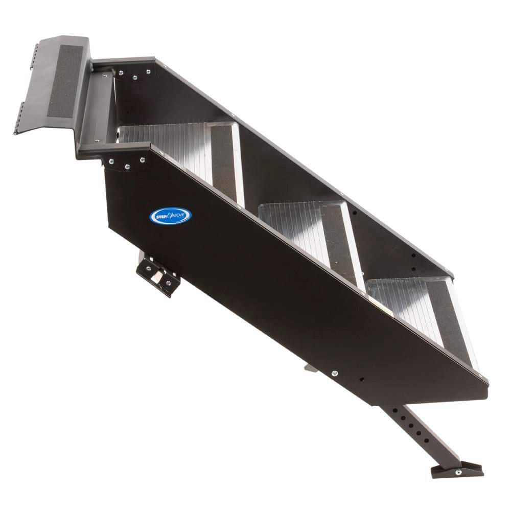 MORryde StepAbove Fold-Up RV Entry Step-3-Step (8 in. Step Rise), Fits ...