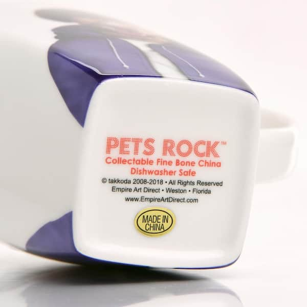 Empire Art Direct Pets Rock Royal Collectible Fine Bone China Mugs 20 oz -  Set of 6 