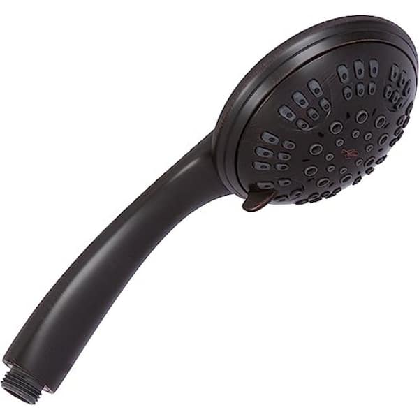 Unbranded 6 Function Luxury Handheld Shower Head 6-Spray Wall Mount Handheld Shower Head 1.8 GPM in Oil Rubbed Bronze