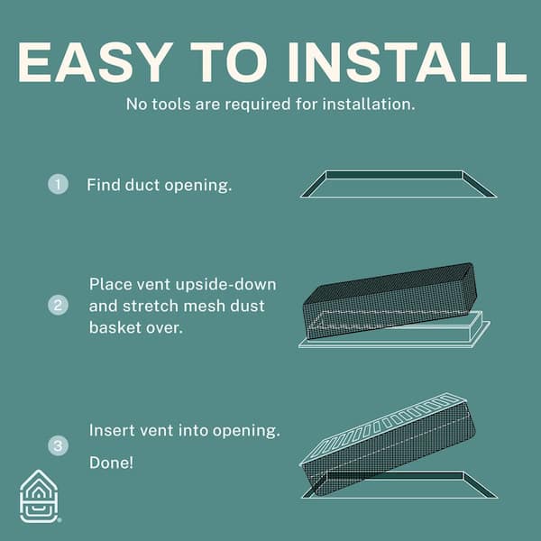4x12 Inch Floor Register With Tray For Flooring Insert - View #5