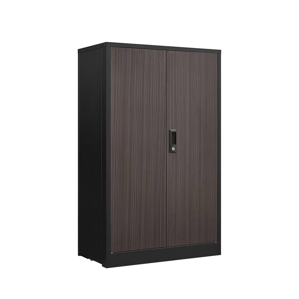 "3-Tier 14""L×27.5""W×42""H Steel Adjustable Shelf Side Tool Cabinets & Lockers in Black with Lock, Folding Side Tool Locker" price history on PriceWatchPro